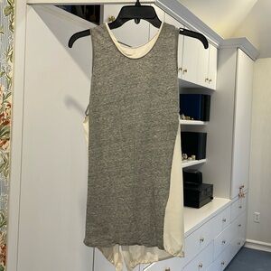 Phillip Lim jersey and silk top